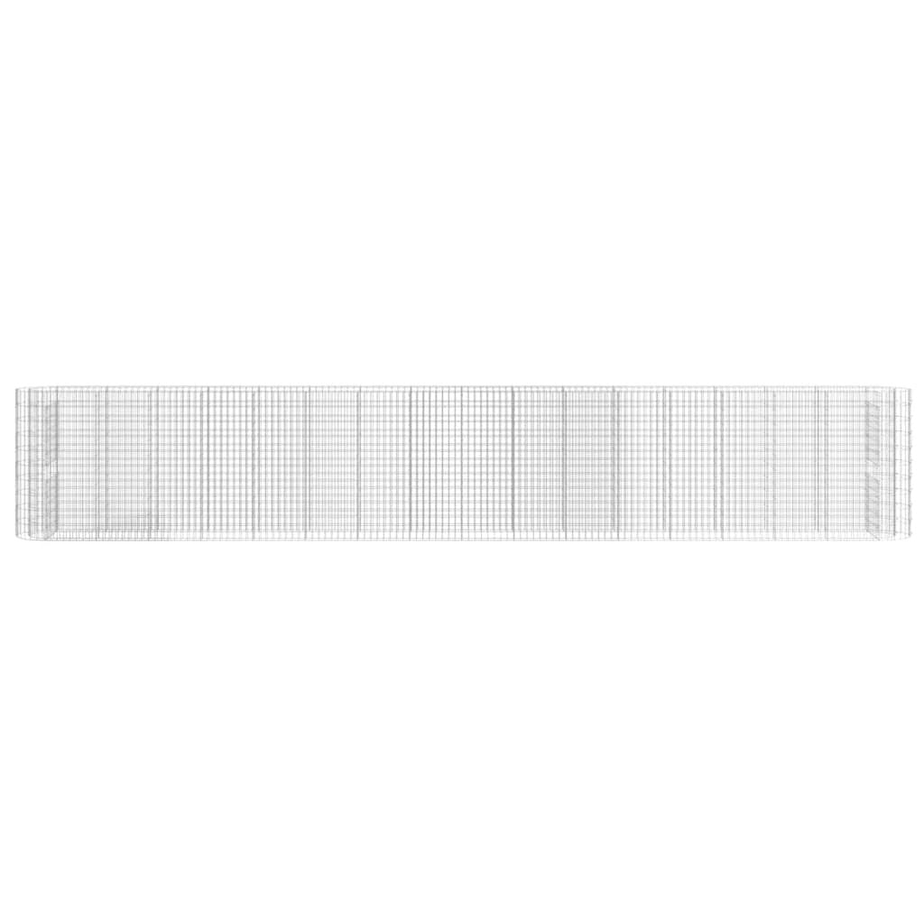 vidaXL Gabion Raised Bed Galvanised Iron 120x50x50 cm by vidaXL