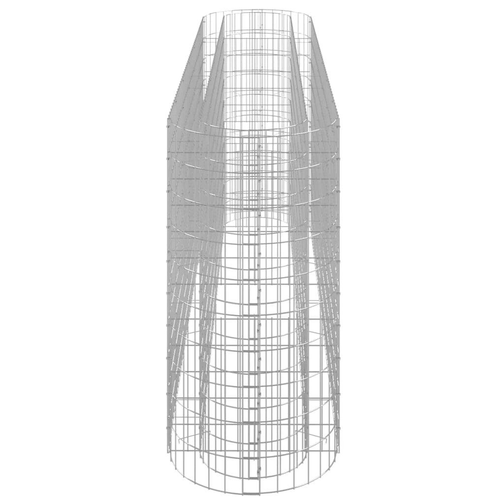 vidaXL vidaXL Gabion Raised Bed Galvanised Iron 120x50x50 cm - Raised Beds