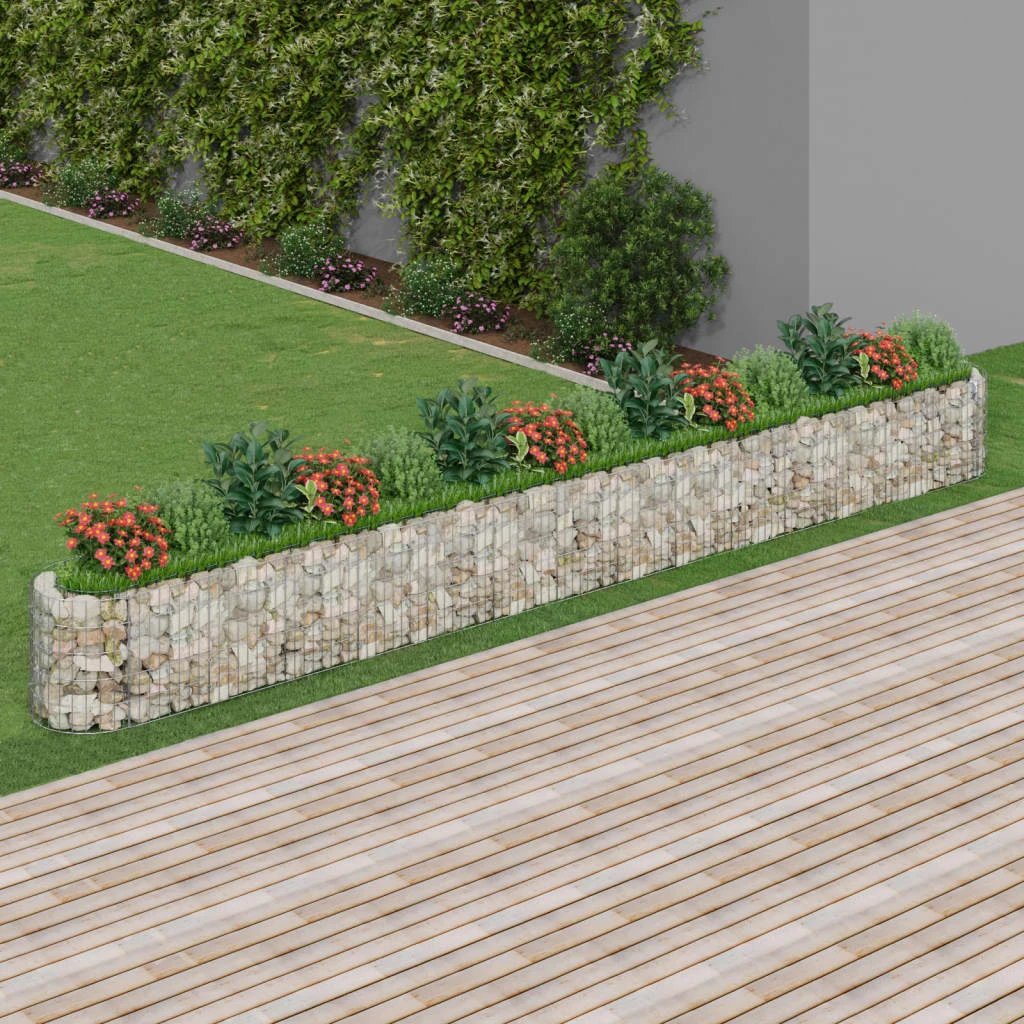 vidaXL Gabion Raised Bed Galvanised Iron 120x50x50 cm by vidaXL