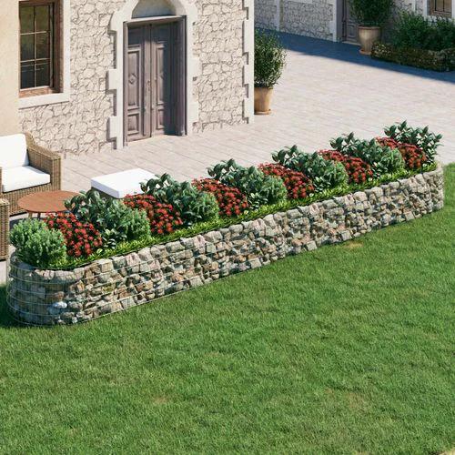 vidaXL Gabion Raised Bed Galvanised Iron 120x50x50 cm by vidaXL