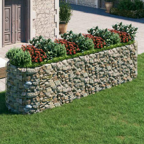 vidaXL Gabion Raised Bed Galvanised Iron 120x50x50 cm by vidaXL
