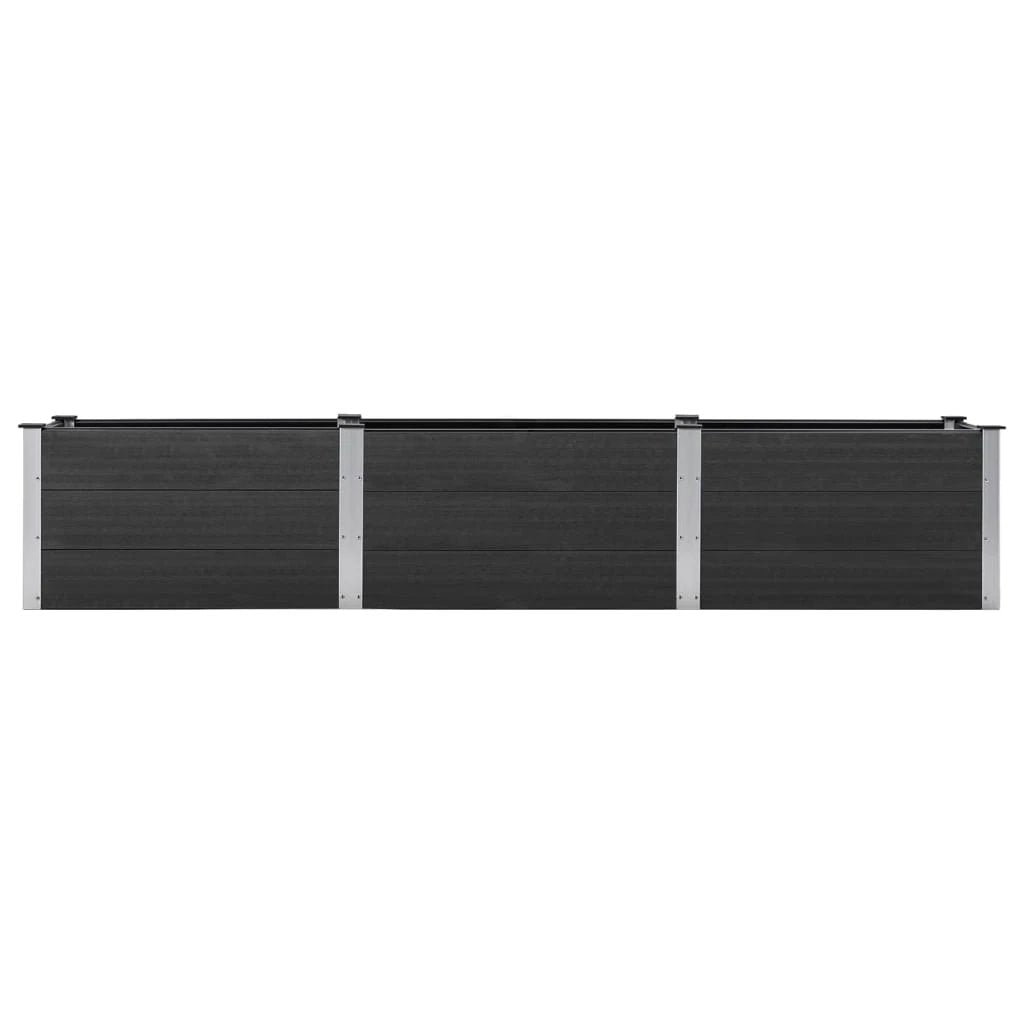 vidaXL vidaXL Garden Raised Bed 200x50x54 cm WPC Grey - Raised Beds