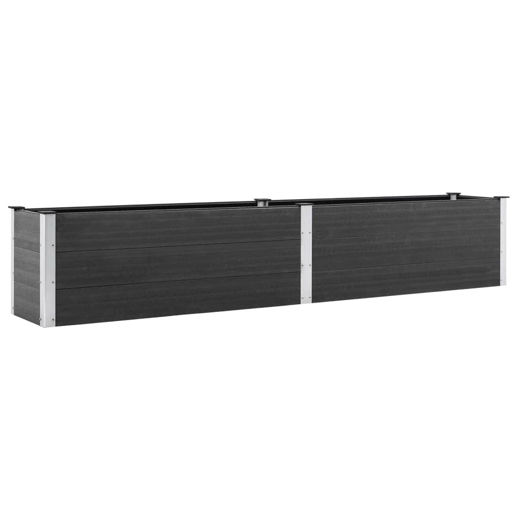 vidaXL vidaXL Garden Raised Bed 200x50x54 cm WPC Grey - Raised Beds