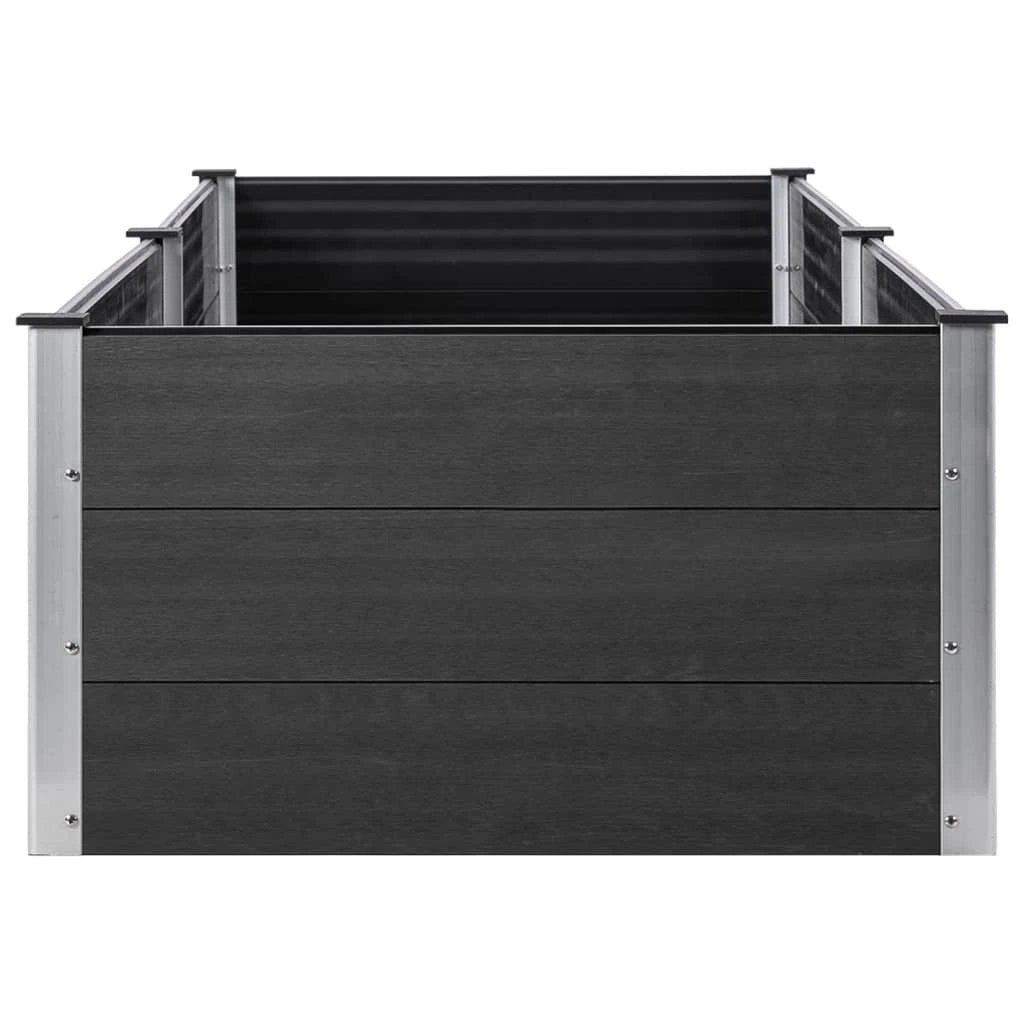 vidaXL vidaXL Garden Raised Bed 200x50x54 cm WPC Grey - Raised Beds