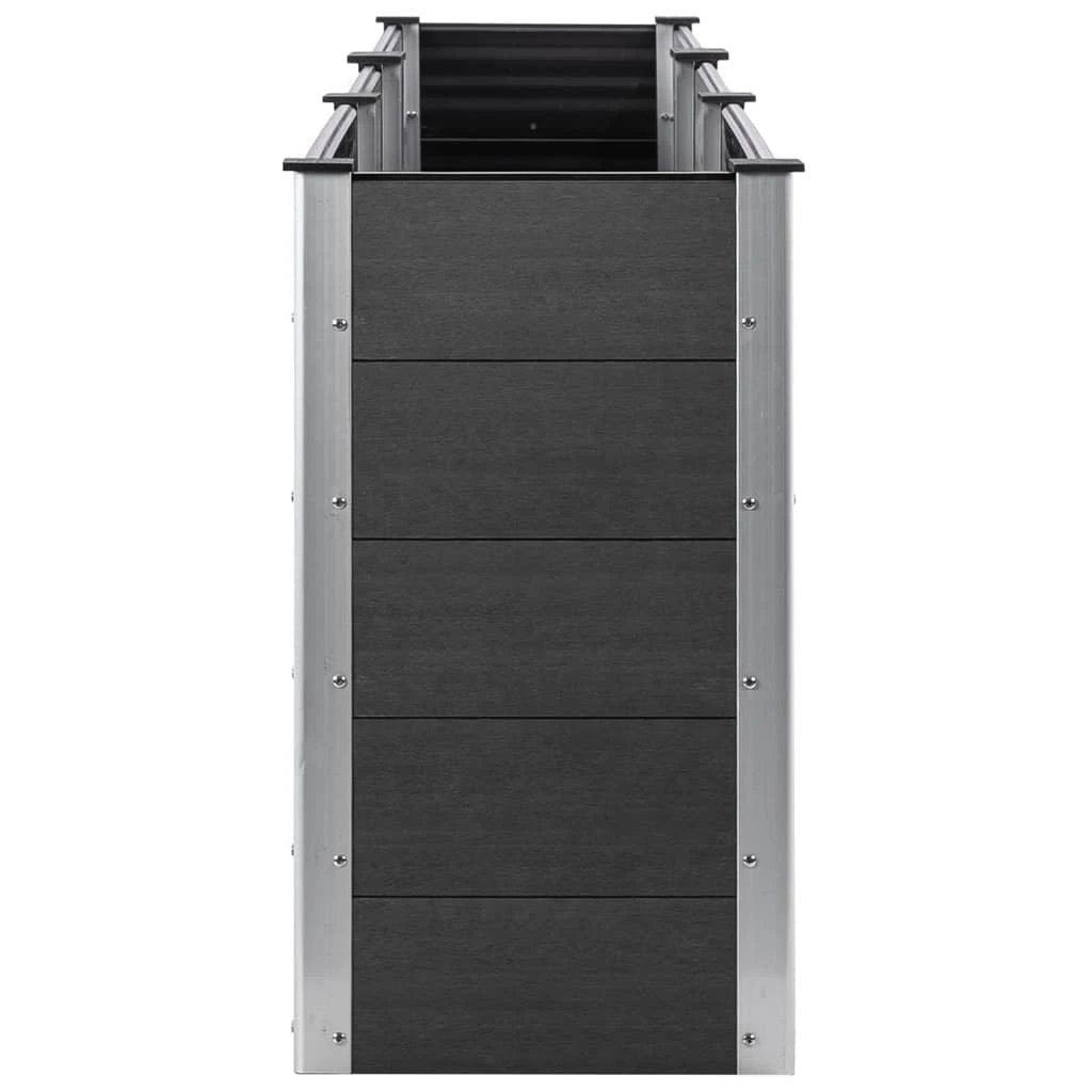 vidaXL vidaXL Garden Raised Bed 200x50x54 cm WPC Grey - Raised Beds
