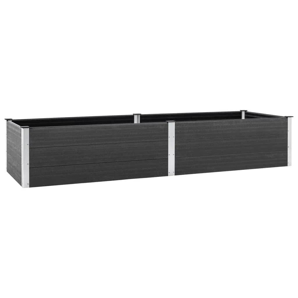 vidaXL vidaXL Garden Raised Bed 200x50x54 cm WPC Grey - Raised Beds