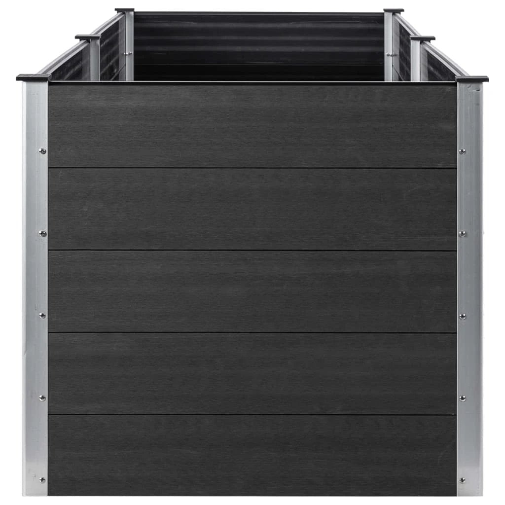 vidaXL Garden Raised Bed 200x50x54 cm WPC Grey by vidaXL