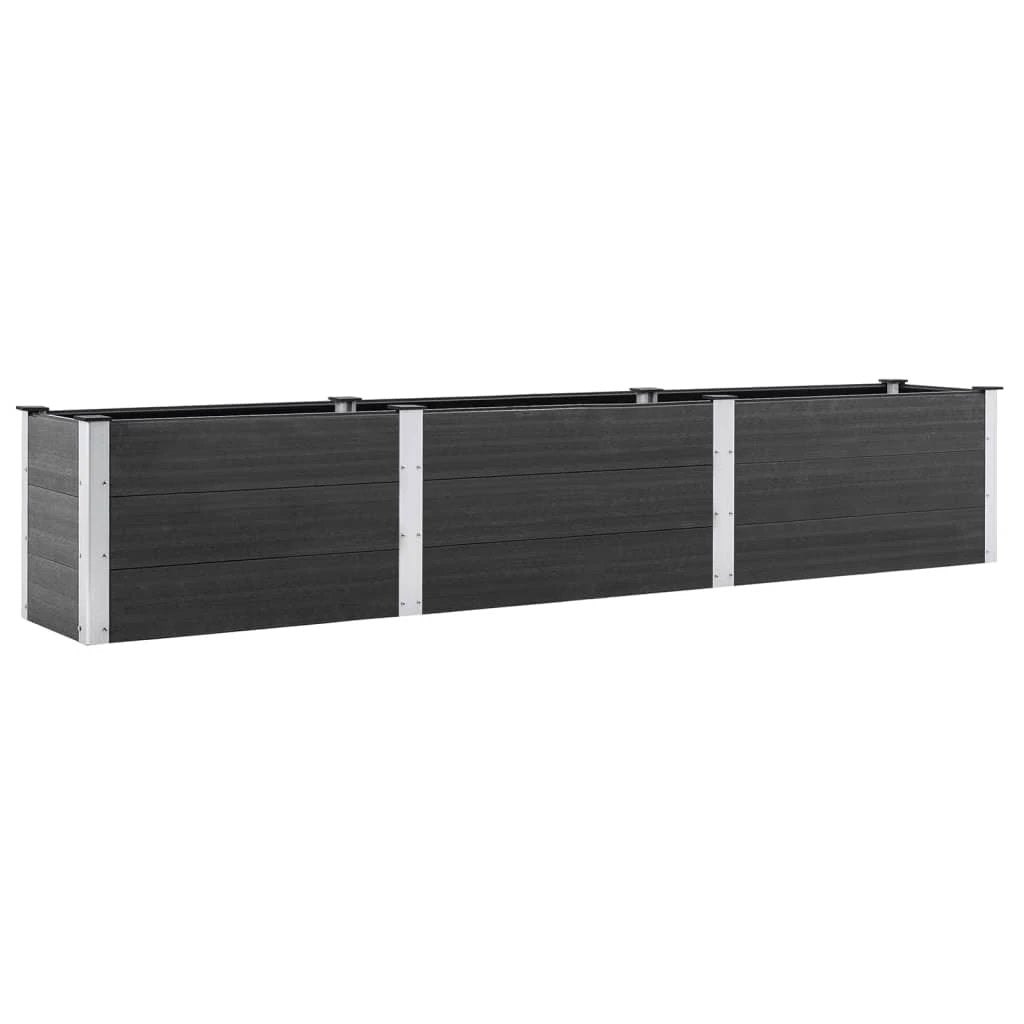 vidaXL vidaXL Garden Raised Bed 200x50x54 cm WPC Grey - Raised Beds