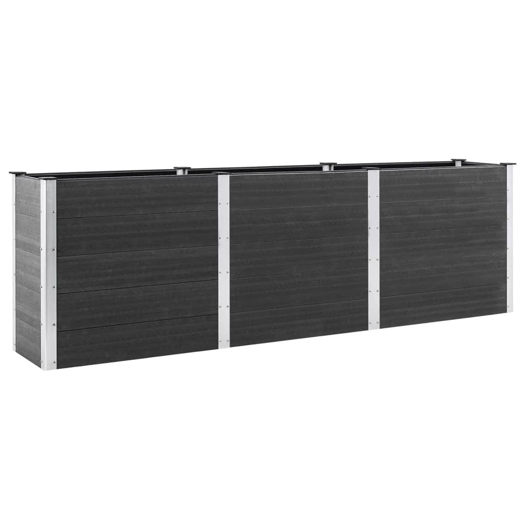 vidaXL Garden Raised Bed 200x50x54 cm WPC Grey by vidaXL