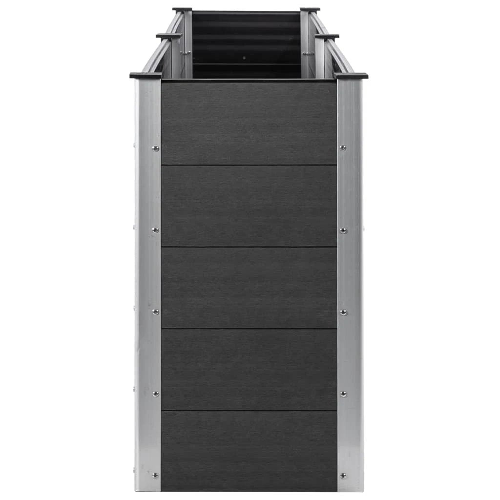 vidaXL Garden Raised Bed 200x50x54 cm WPC Grey by vidaXL