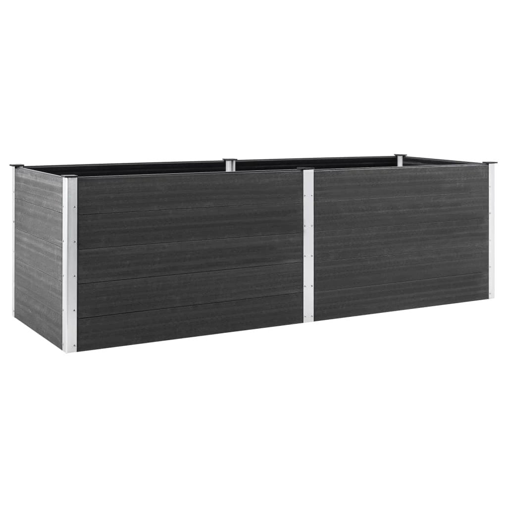 vidaXL Garden Raised Bed 200x50x54 cm WPC Grey by vidaXL