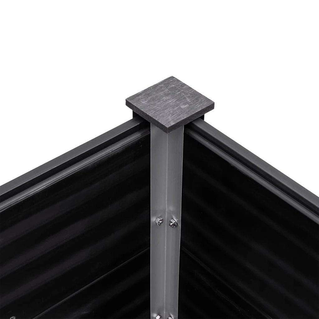 vidaXL vidaXL Garden Raised Bed 200x50x54 cm WPC Grey - Raised Beds