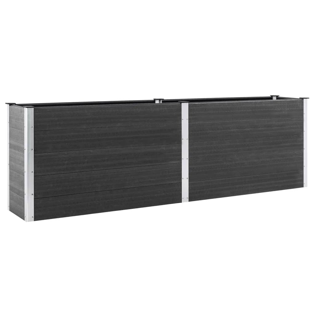 vidaXL Garden Raised Bed 200x50x54 cm WPC Grey by vidaXL