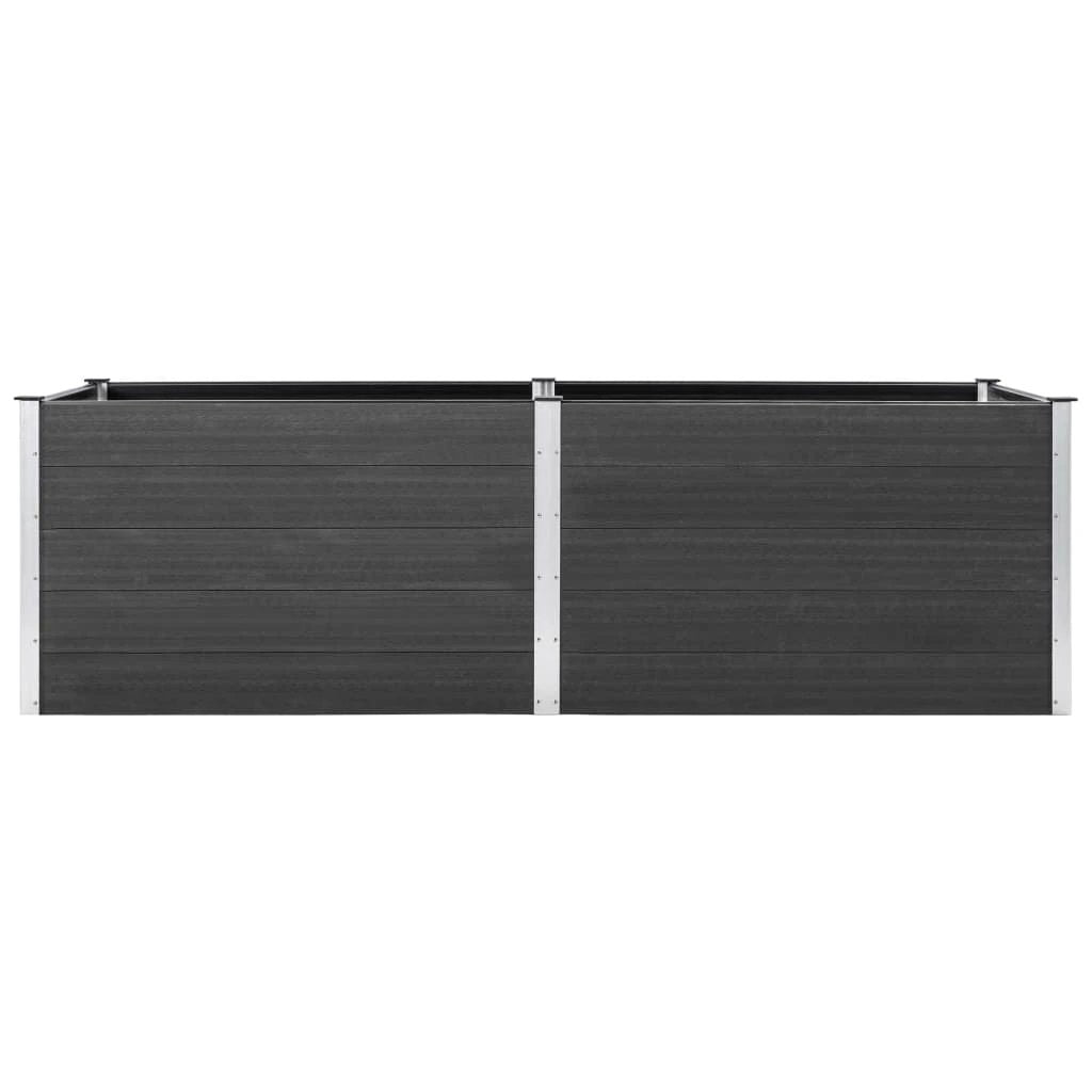 vidaXL Garden Raised Bed 200x50x54 cm WPC Grey by vidaXL
