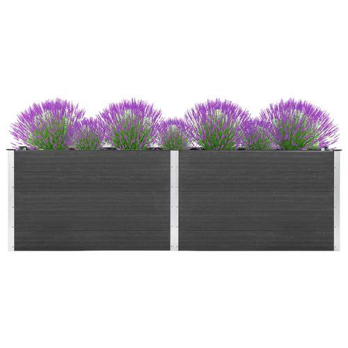 vidaXL Garden Raised Bed 200x50x54 cm WPC Grey by vidaXL