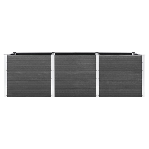 vidaXL Garden Raised Bed 200x50x54 cm WPC Grey by vidaXL