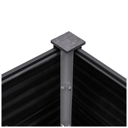 vidaXL Garden Raised Bed 200x50x54 cm WPC Grey by vidaXL
