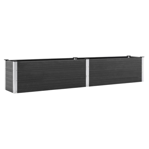 vidaXL Garden Raised Bed 200x50x54 cm WPC Grey by vidaXL