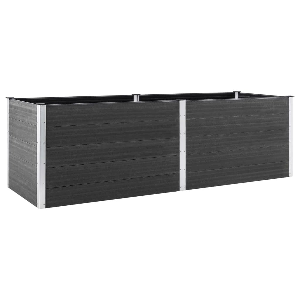 vidaXL Garden Raised Bed 250x50x54 cm WPC Grey by vidaXL