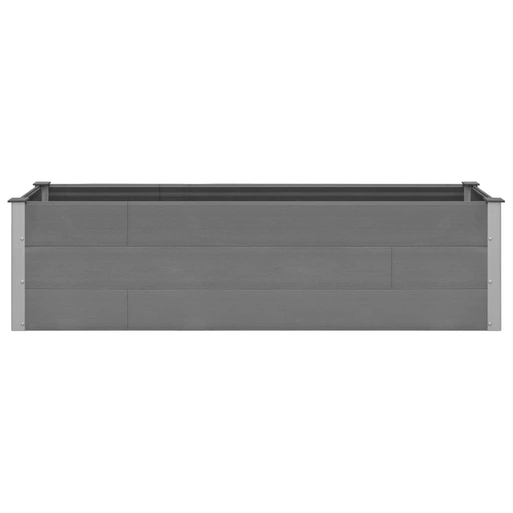 vidaXL vidaXL Garden Raised Bed 250x50x54 cm WPC Grey - Uncategorized Raised Beds