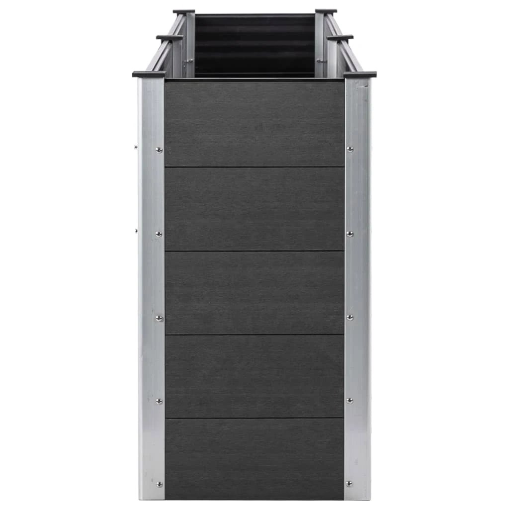 vidaXL Garden Raised Bed 250x50x54 cm WPC Grey by vidaXL