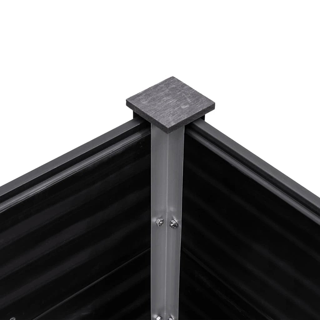 vidaXL vidaXL Garden Raised Bed 250x50x54 cm WPC Grey - Uncategorized Raised Beds
