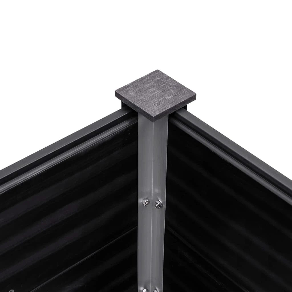 vidaXL vidaXL Garden Raised Bed 250x50x54 cm WPC Grey - Uncategorized Raised Beds