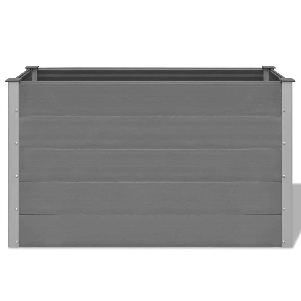 vidaXL vidaXL Garden Raised Bed 250x50x54 cm WPC Grey - Uncategorized Raised Beds