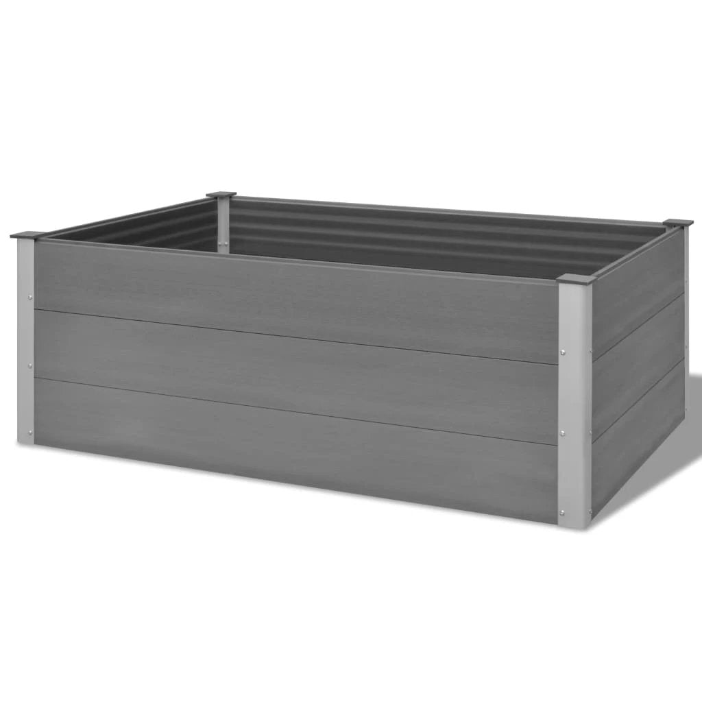 vidaXL Garden Raised Bed 250x50x54 cm WPC Grey by vidaXL