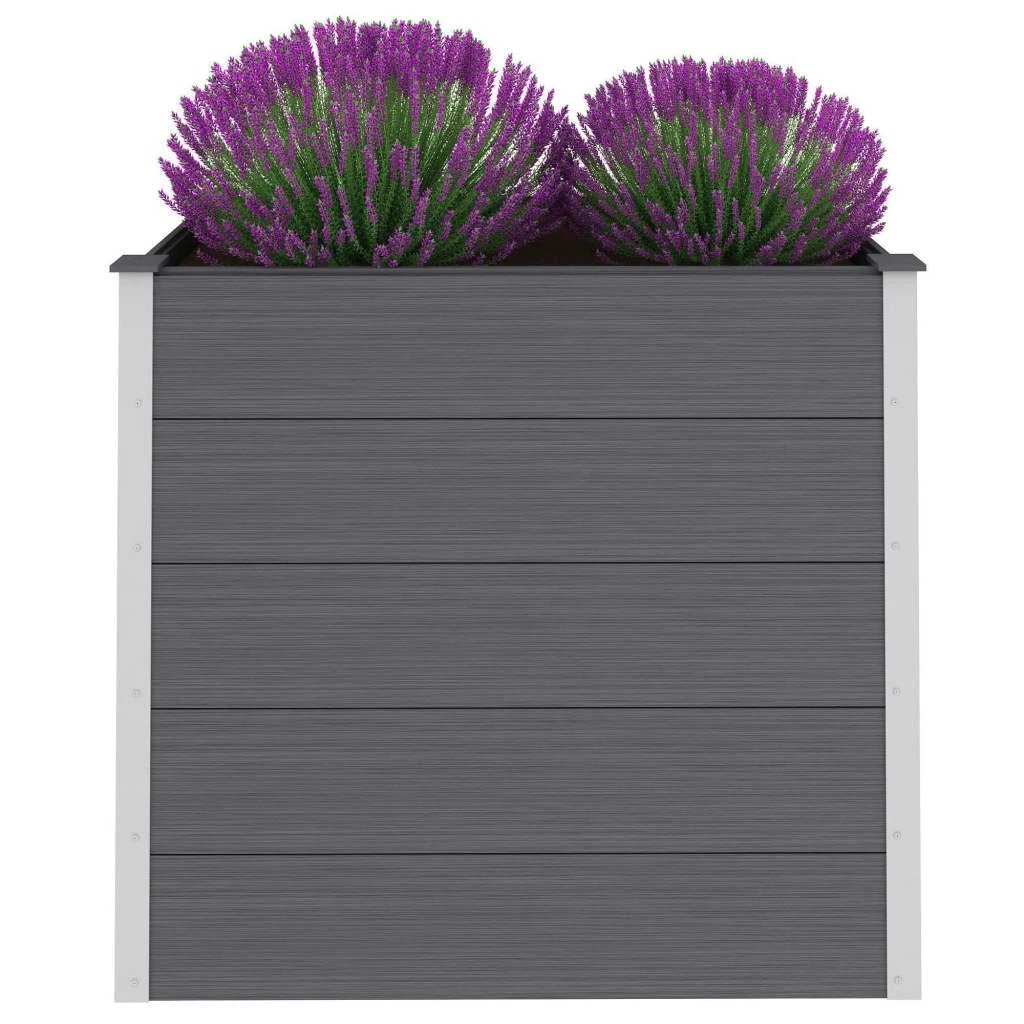 vidaXL Garden Raised Bed 250x50x54 cm WPC Grey by vidaXL