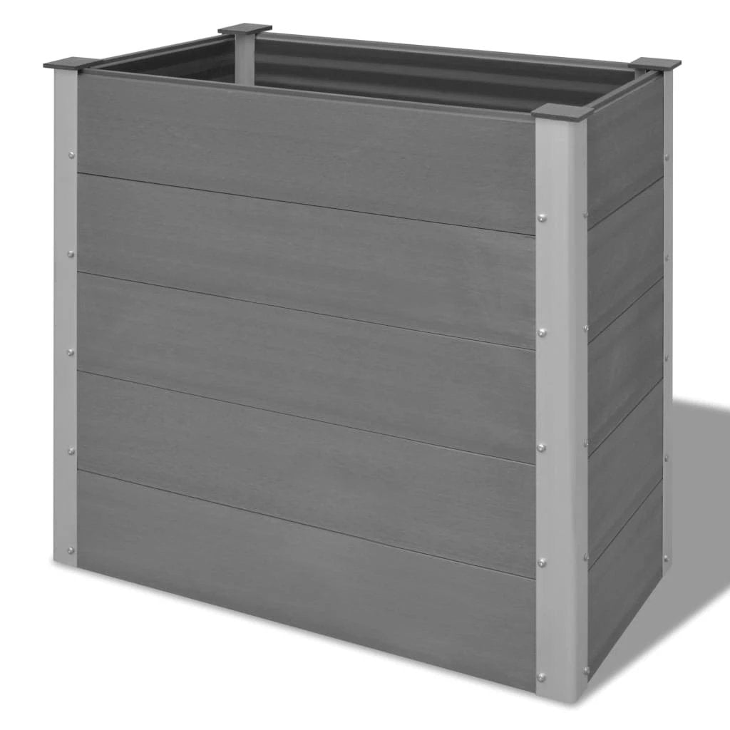 vidaXL Garden Raised Bed 250x50x54 cm WPC Grey by vidaXL