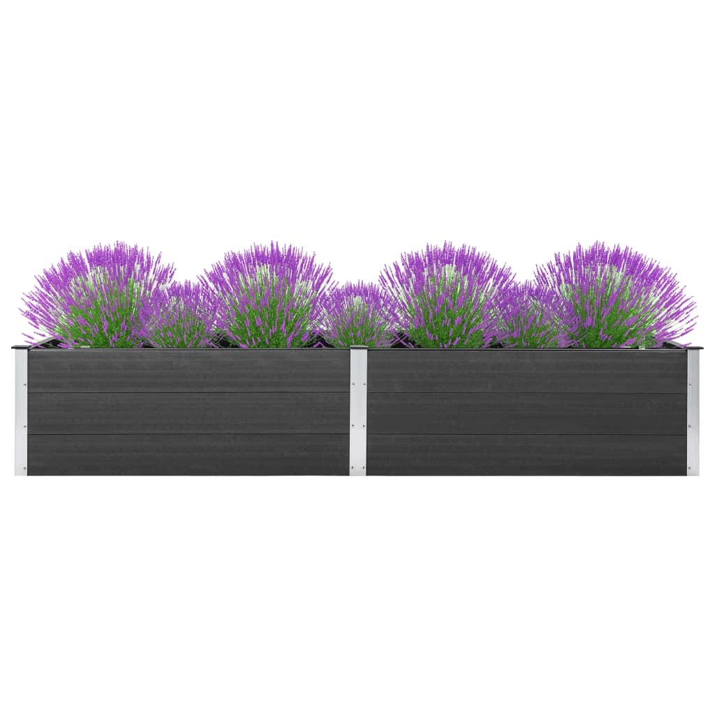vidaXL Garden Raised Bed 250x50x54 cm WPC Grey by vidaXL