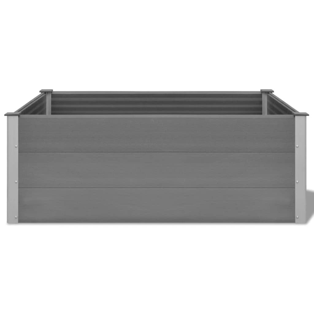 vidaXL Garden Raised Bed 250x50x54 cm WPC Grey by vidaXL