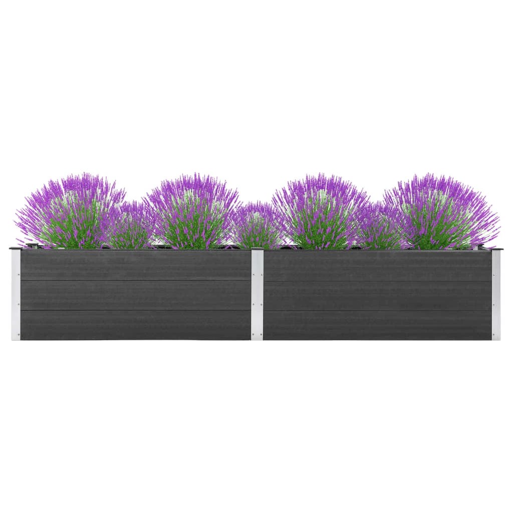 vidaXL Garden Raised Bed 250x50x54 cm WPC Grey by vidaXL