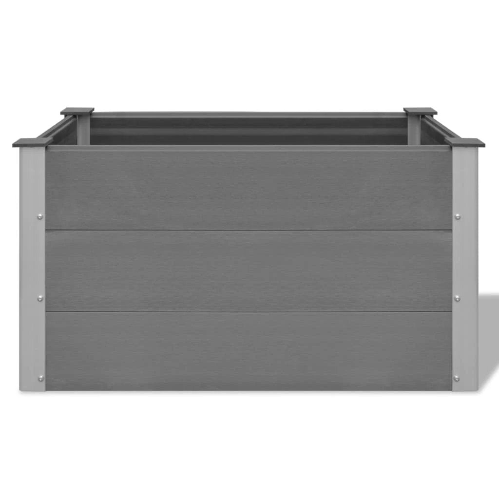 vidaXL vidaXL Garden Raised Bed 250x50x54 cm WPC Grey - Uncategorized Raised Beds