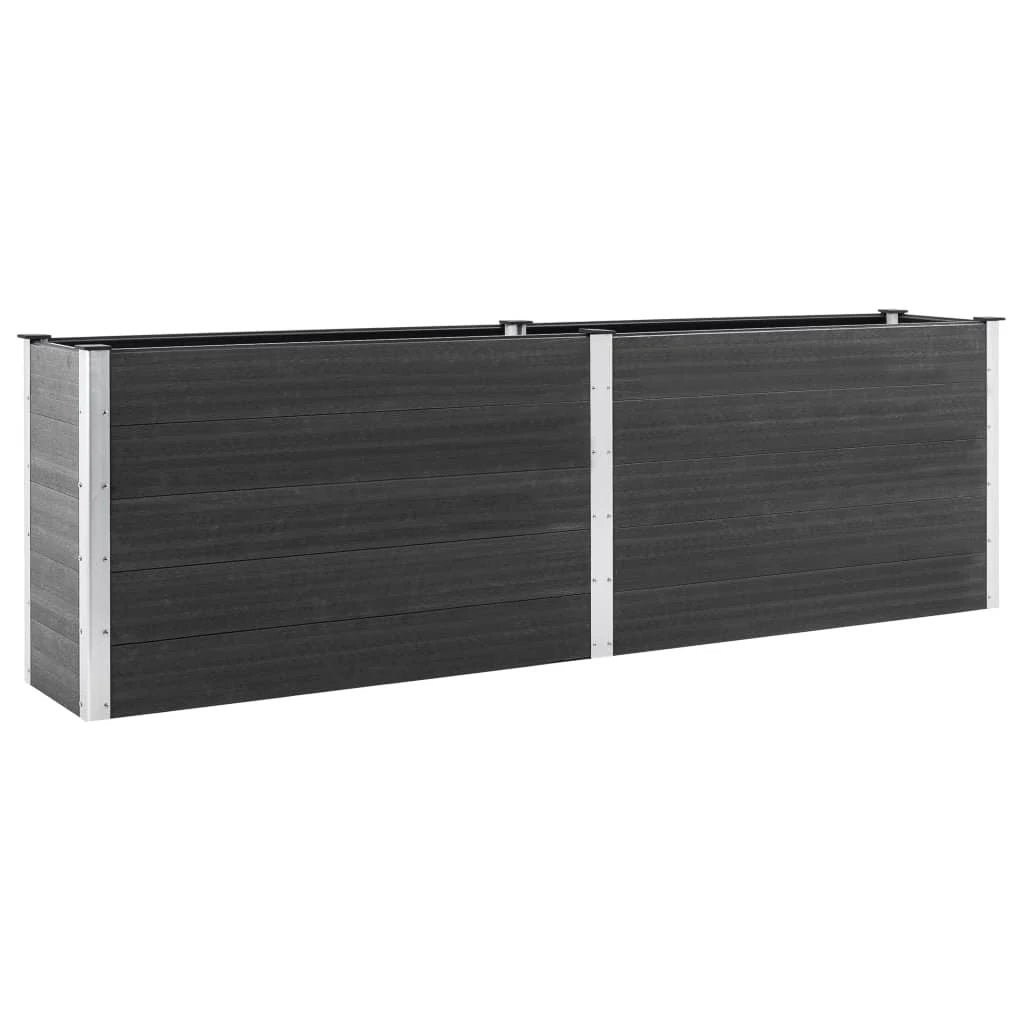 vidaXL Garden Raised Bed 250x50x54 cm WPC Grey by vidaXL
