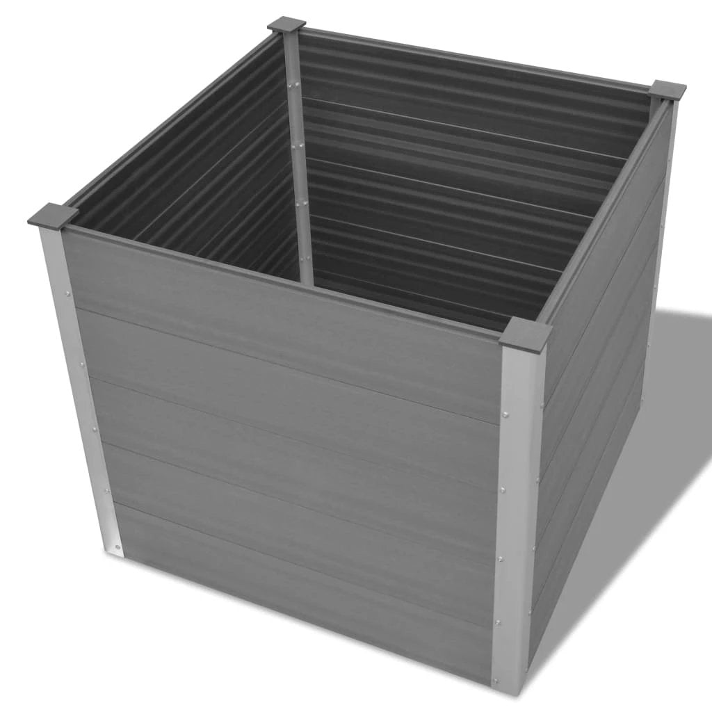 vidaXL vidaXL Garden Raised Bed 250x50x54 cm WPC Grey - Uncategorized Raised Beds