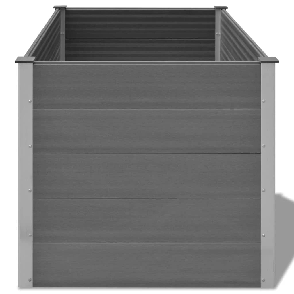 vidaXL Garden Raised Bed 250x50x54 cm WPC Grey by vidaXL