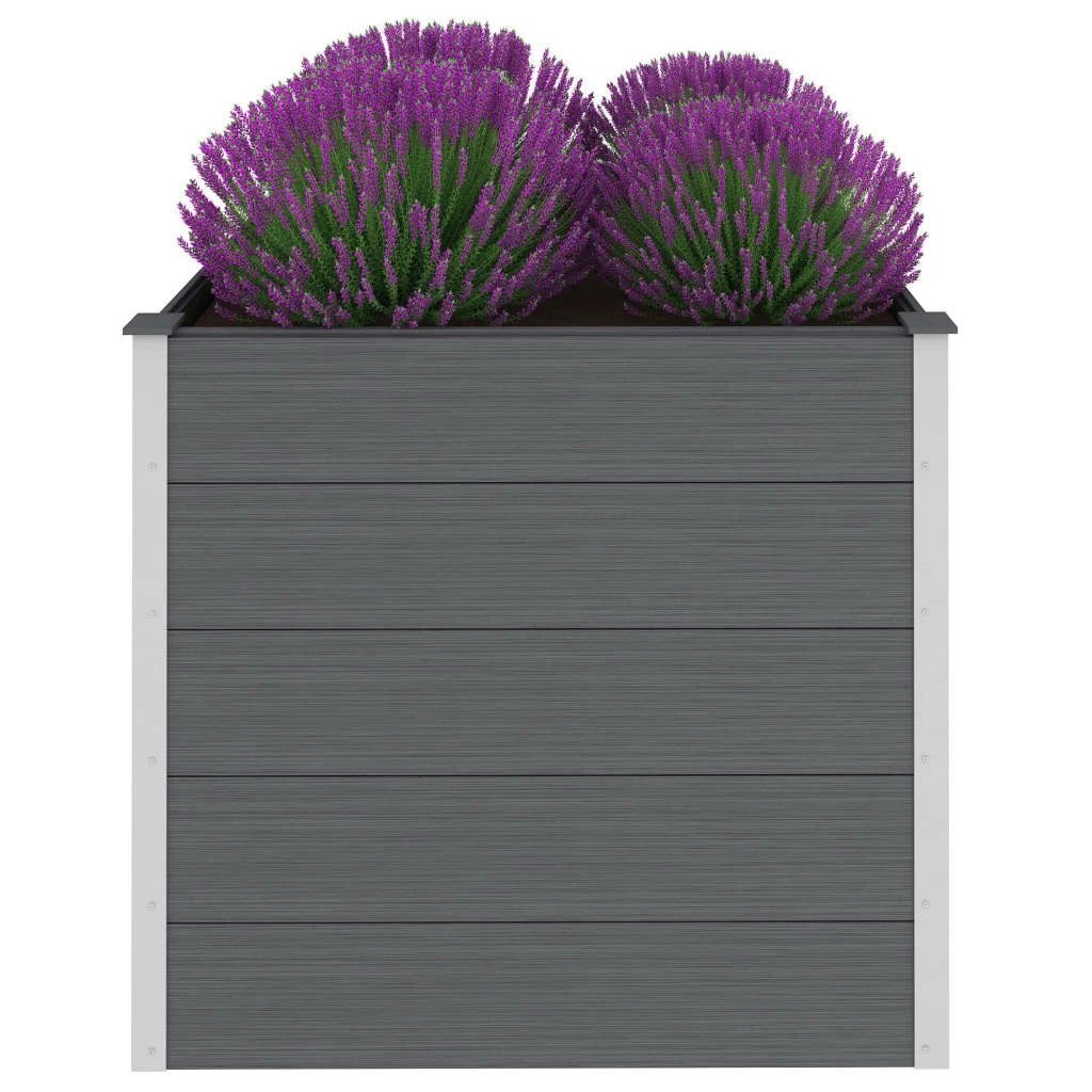 vidaXL vidaXL Garden Raised Bed 250x50x54 cm WPC Grey - Uncategorized Raised Beds