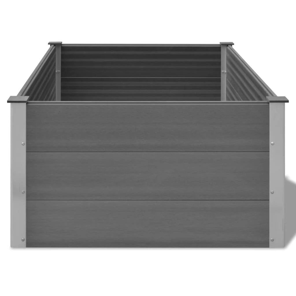 vidaXL Garden Raised Bed 250x50x54 cm WPC Grey by vidaXL