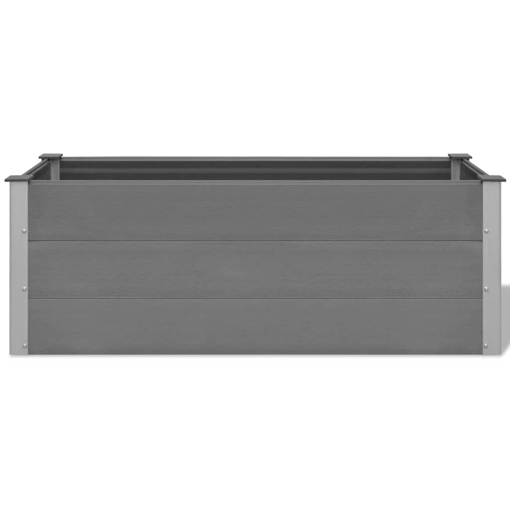 vidaXL Garden Raised Bed 250x50x54 cm WPC Grey by vidaXL