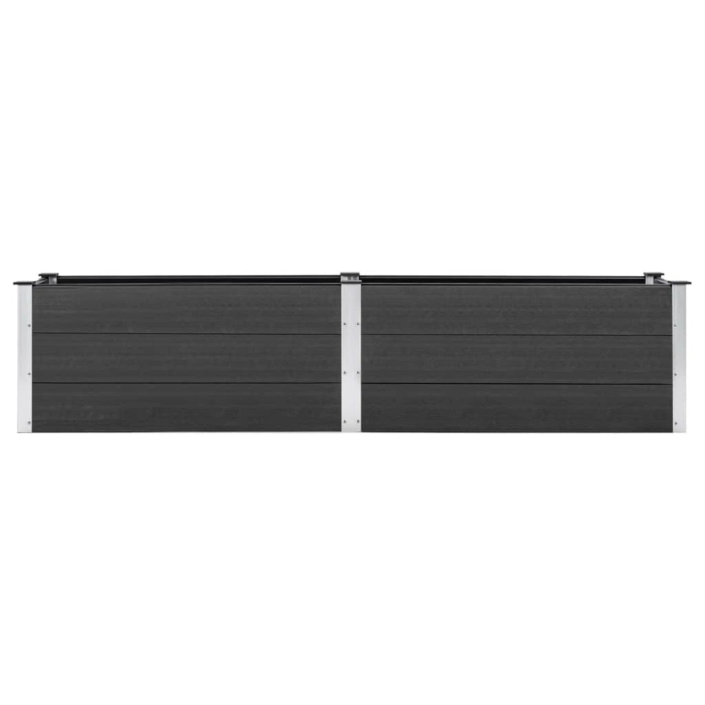 vidaXL vidaXL Garden Raised Bed 250x50x54 cm WPC Grey - Uncategorized Raised Beds