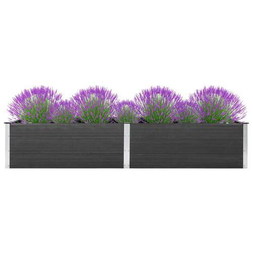 vidaXL Garden Raised Bed 250x50x54 cm WPC Grey by vidaXL