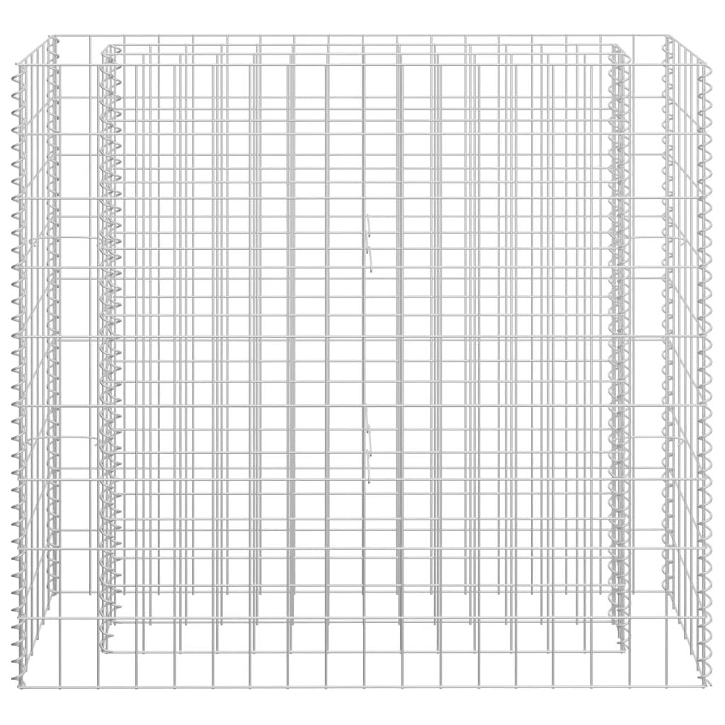 vidaXL Gabion Raised Bed Galvanised Steel 90x30x10 cm by vidaXL