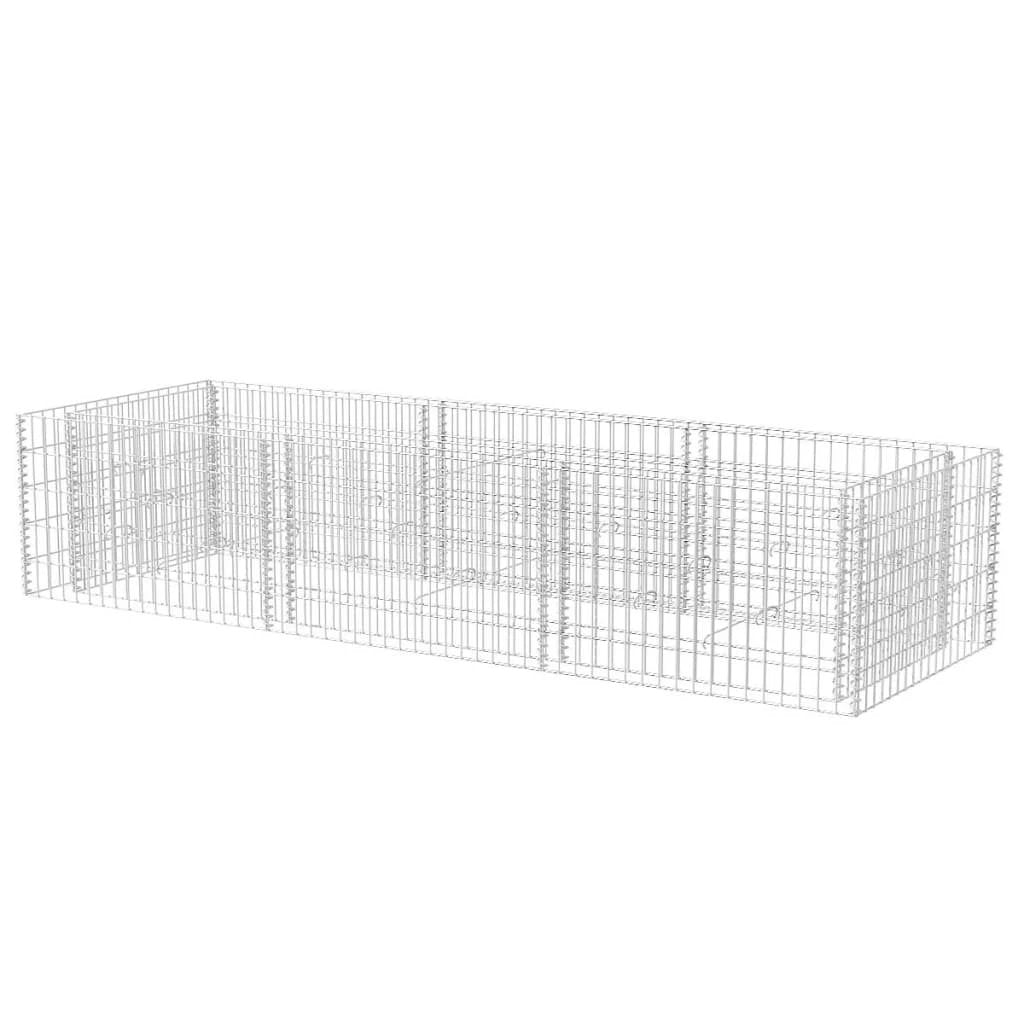 vidaXL vidaXL Gabion Raised Bed Steel 360x90x100 cm - Raised Beds