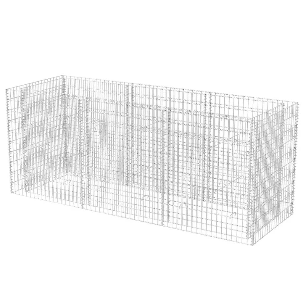 vidaXL Gabion Raised Bed Steel 360x90x100 cm by vidaXL
