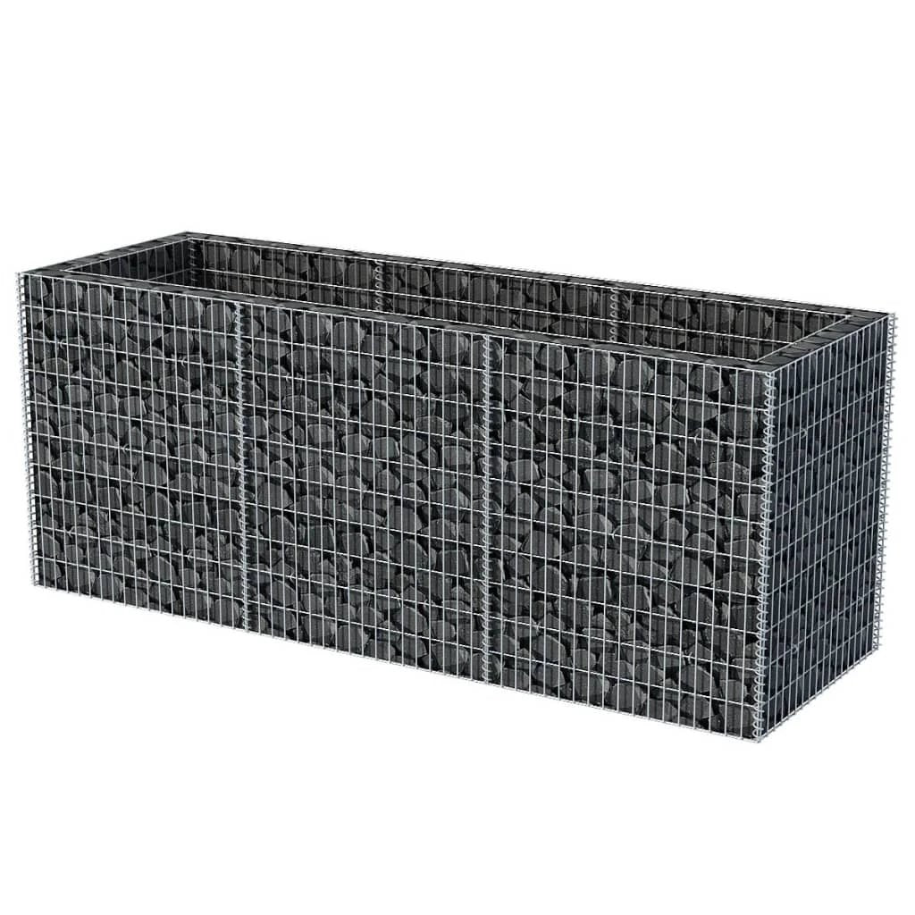 vidaXL Gabion Raised Bed Steel 360x90x100 cm by vidaXL