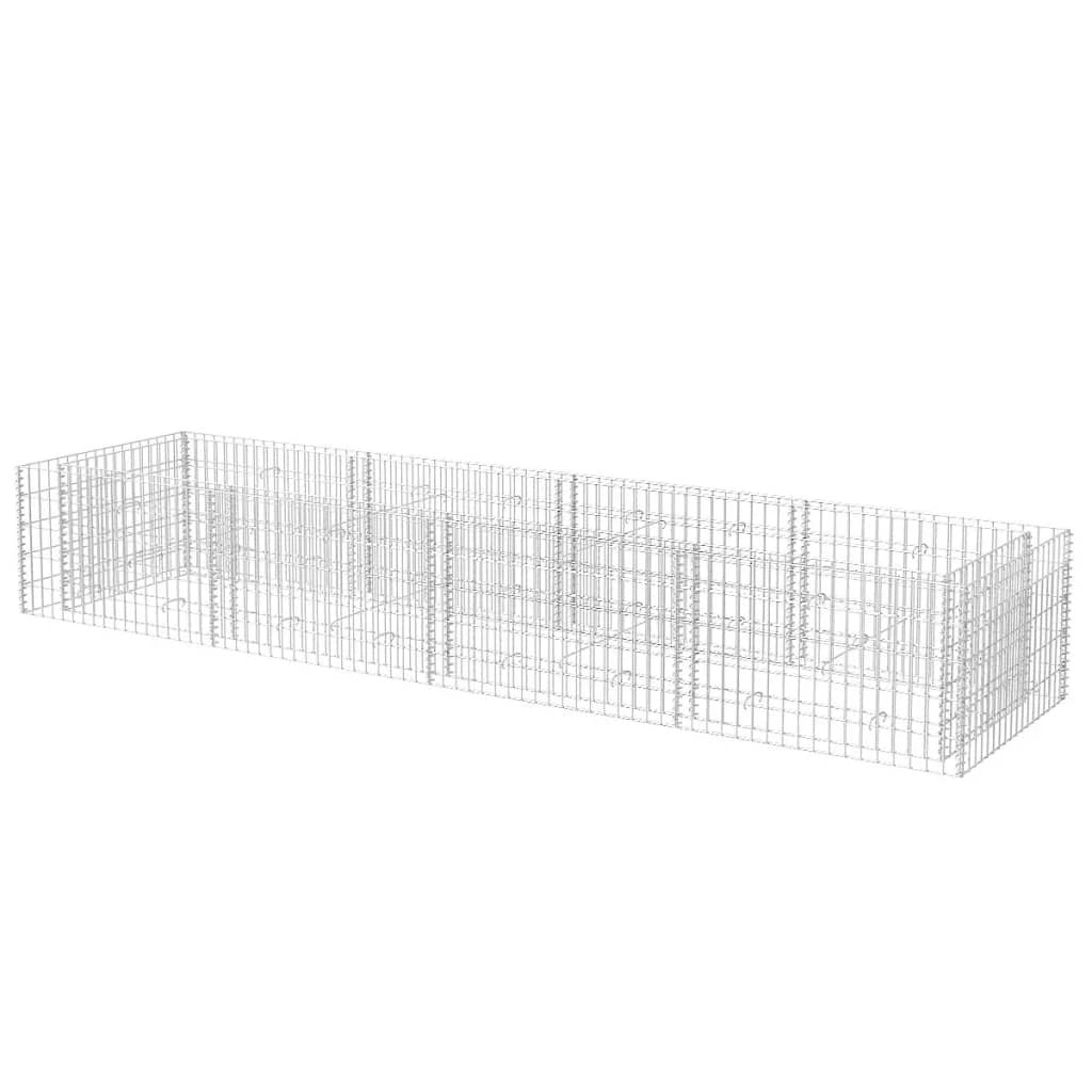 vidaXL Gabion Raised Bed Steel 360x90x100 cm by vidaXL