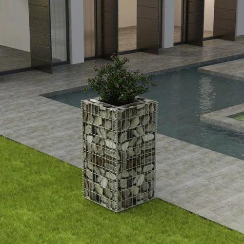 vidaXL vidaXL Gabion Raised Bed Steel 360x90x100 cm - Raised Beds