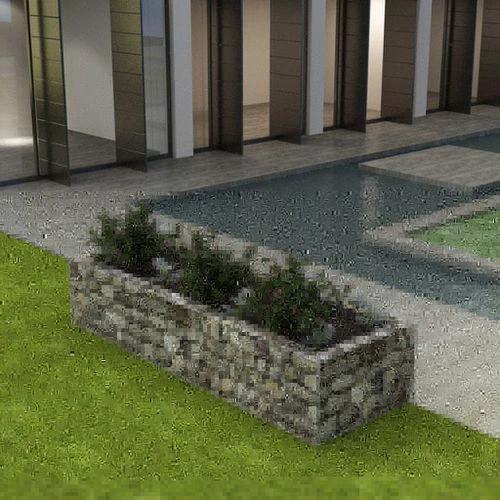 vidaXL vidaXL Gabion Raised Bed Steel 360x90x100 cm - Raised Beds